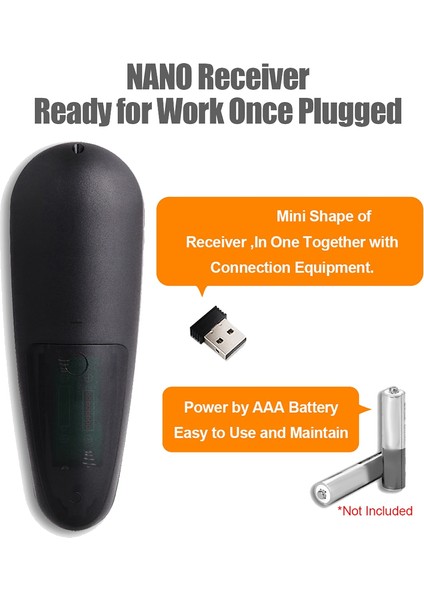 G30S Air Mouse Kablosuz Uzaktan Kumanda 2.4g Kablosuz Denetleyici (Yurt Dışından) fiyatları