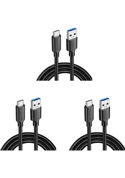 3x Usb3.2 10GBPS Tip C Kablo USB A - Tip-C 3.2 Veri Kablosu, 1m (Yurt Dışından)