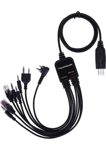 Baofeng Kenwood Puxıng Uv-5r Yaesu Için 8'i 1 Arada USB Programlama Kablosu (Yurt Dışından)