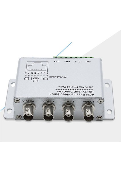 Bükümlü Çiftler Üzerinden Pasif Video Balun Utp Video Balun 8ch Alıcı-Verici (Yurt Dışından)