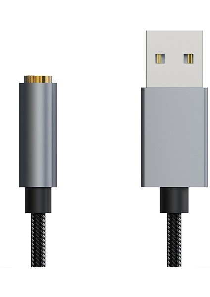 Usb'den 3,5 Mm'ye Jack USB Harici Ses Kartı Adaptörü 3,5 mm Arayüz (Yurt Dışından)