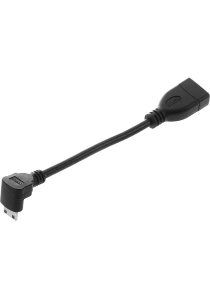 2x Mini HDMI Erkek - HDMI Dişi 90 Derece Adaptör Kablosu 1080P (Yurt Dışından)