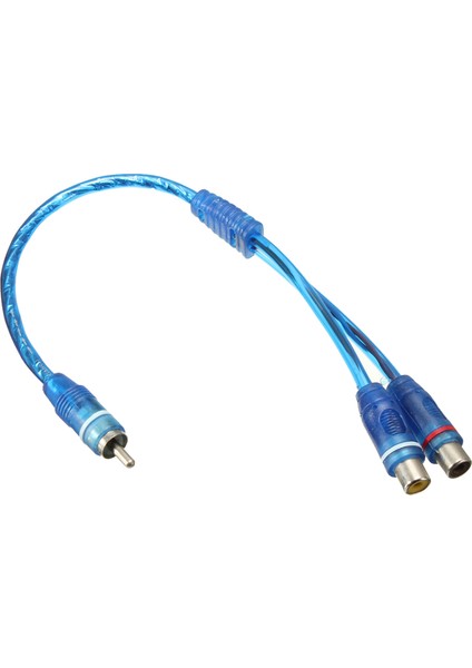 2x Rca Fono Y Ayırıcı Kurşun Adaptör Kablosu 1 Erkek - 2 Kadın 30CM (Yurt Dışından) modelleri