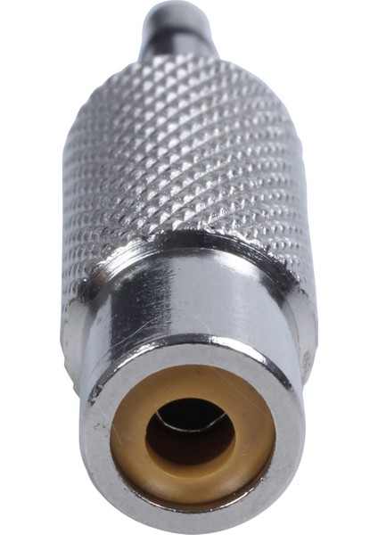 3,5 mm Stereo Erkek - Rca Mono Dişi Ses Adaptörü, Gümüş (Yurt Dışından)