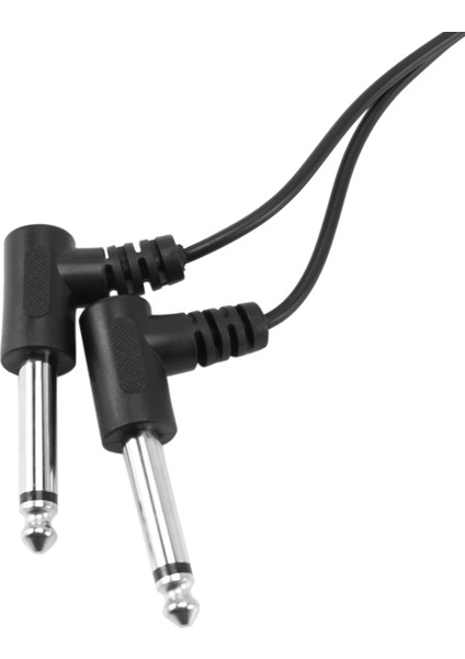 3.5mm 1/8 Stereo Dişi - Çift 1/4 Erkek Mono Açılı Y Bölücü Kablo (Yurt Dışından)