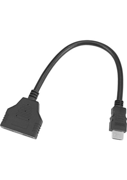 2x 1080P HDMI Bağlantı Noktası Erkek - 2 Kadın 1 In 2 Out Splitter Kablo Adaptörü (Yurt Dışından)