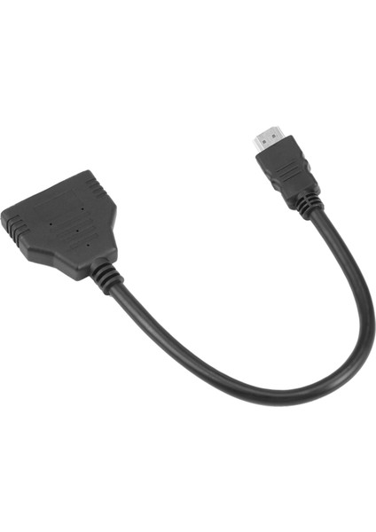 2x 1080P HDMI Bağlantı Noktası Erkek - 2 Kadın 1 In 2 Out Splitter Kablo Adaptörü (Yurt Dışından)