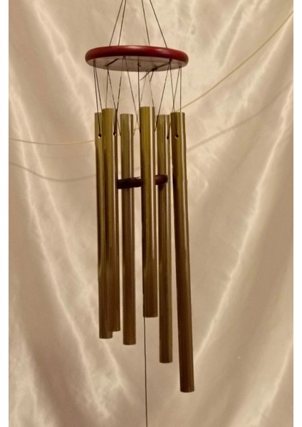 Deprem Zili Çanı Rüzgar Çanı Zili Feng Shui Yin Yang Şık Boru Büyük Boy Altın fiyatları