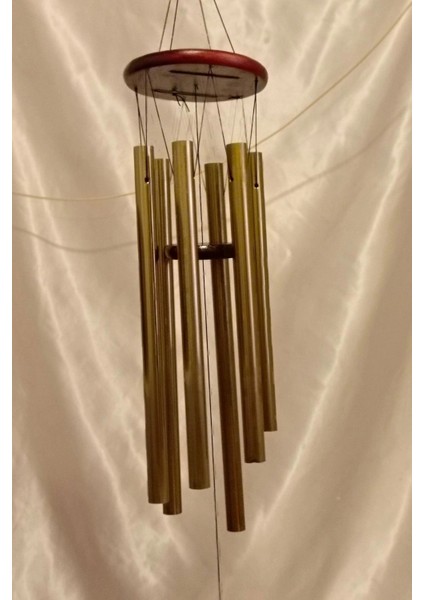 Deprem Zili Çanı Rüzgar Çanı Zili Feng Shui Yin Yang Şık Boru Büyük Boy Altın modelleri