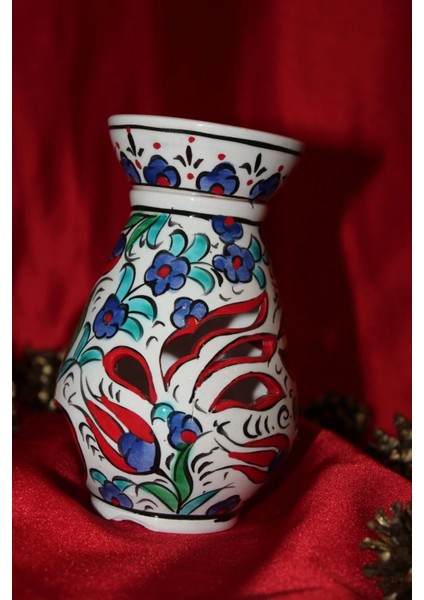 Buhardanlık Seramik El Işi Çini Motifli Buhurdanlık modelleri