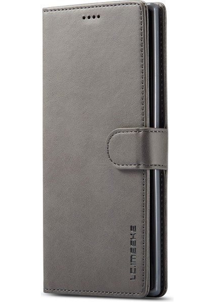 Samsung Galaxy A32 5G/M32 5g Tpu Iç+Pu Deri Koruyucu Stand Kabuk-Grey (Yurt Dışından)
