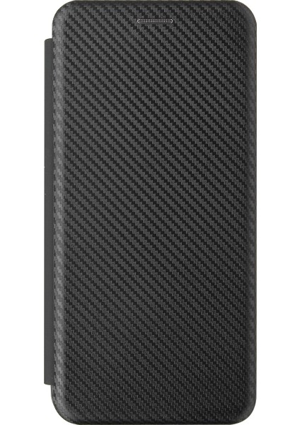 Karbon Fiber Doku Deri Kılıf Samsung Galaxy A02S (166.5X75.9X9.2MM) Için Otomatik Emici Stand Kapağı (Yurt Dışından)