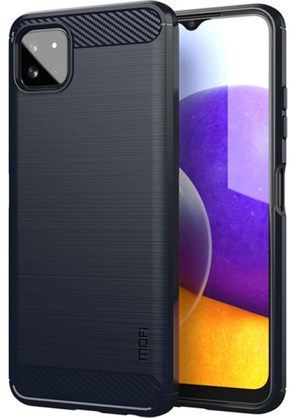 Samsung Galaxy A22 5g (Ab Versiyonu) Için Iyi Korumalı Fırçalanmış Karbon Fiber Tasarımı Yumuşak Tpu Kapağı (Yurt Dışından) fiyatları