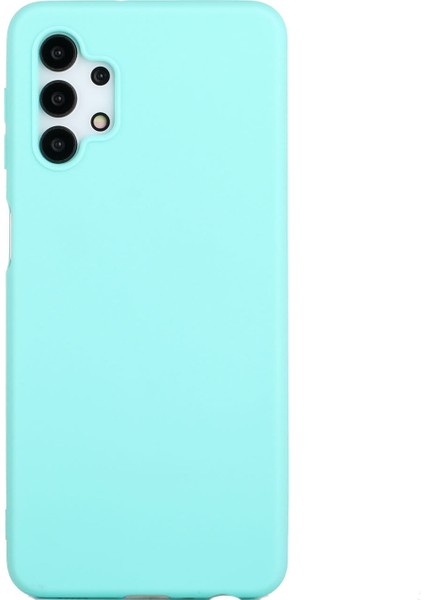 Samsung Galaxy A32 5G/M32 5g-Baby Mavi Için Mat Cilt Şok Geçirmez Tpu Telefon Kasası Kabuk Kapağı (Yurt Dışından)