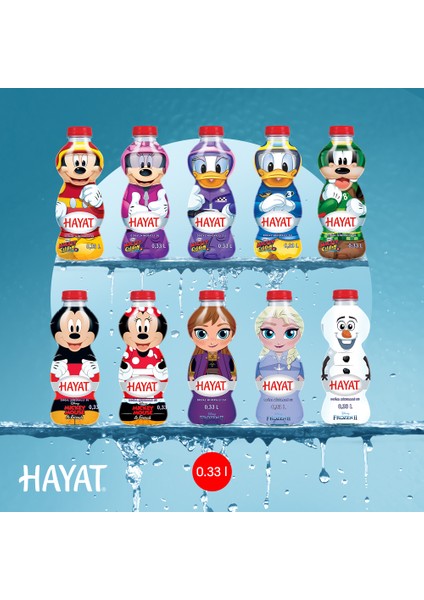 Disney Frozen & Mickey Maskot Su 4x330 ML (Karakter Seçimi Yapılamamaktadır)