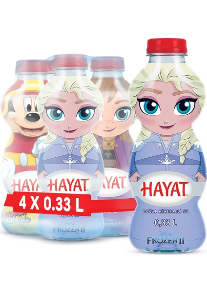 Disney Frozen & Mickey Maskot Su 4x330 ML (Karakter Seçimi Yapılamamaktadır)