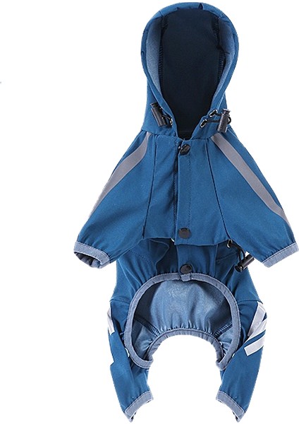 Punkmohawk Çekici Yavru Köpek Dört Ayaklı Mackintosh Su Geçirmez Her Şey Dahil Ayaklı Küçük Bilgiler Bichon Frize Teddy Pet Yağmurlu Gün Kıyafetleri (Yurt Dışından)