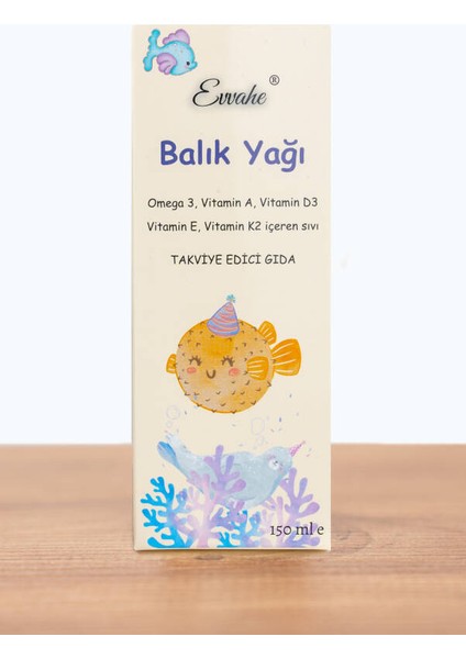 Evvahe Doğal Balık Yağı 150ML