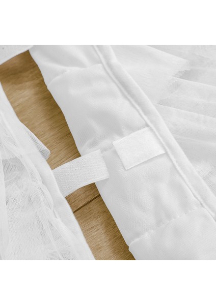 White Mesh Pleated Christmas Tree (Yurt Dışından)