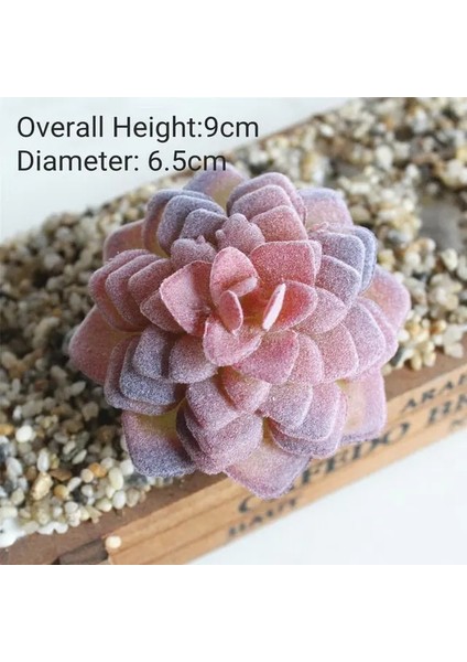 Guan Xin Lian Yapay Kırmızı Akın Etli Bitkiler Dıy Ev Bahçe Ofis Düğün Dekorasyon Mini Bonsai Plante Artificielle (Yurt Dışından)