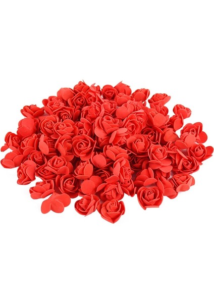 Kırmızı 200 Adet 50/100/200 Adet Oyuncak Ayı Güller 3 cm Pe Köpük Gül Kafası Yapay Çiçek Ev Dekoratif Çelenk Düğün Sevgililer Günü Dıy Hediye (Yurt Dışından)