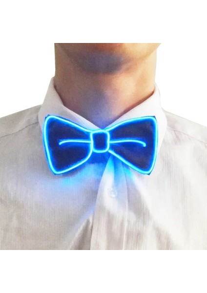 Tip 28 Mavi DC3V-SES Aktif Işıklı Parti Deklanşör Gözlükleri El Tel Kravat Papyon LED Moda Bekarlığa Veda Partisi Güneş Gözlüğü Disco Glow Malzemeleri Için Şekilli Gözlük (Yurt Dışından)
