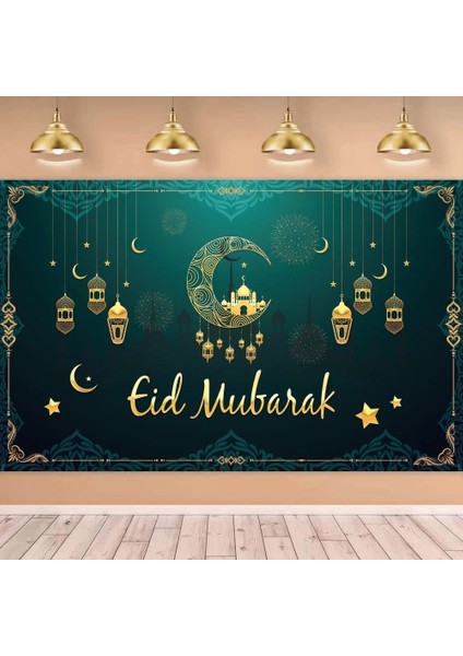 1 Takım G 1 Takım Eid Mubarak Dekorasyon Arka Plan Bez Afiş Asılı Süsleme Ramazan Kareem Islam Müslüman Parti Malzemeleri Kurban Bayramı Hediye (Yurt Dışından) fiyatları