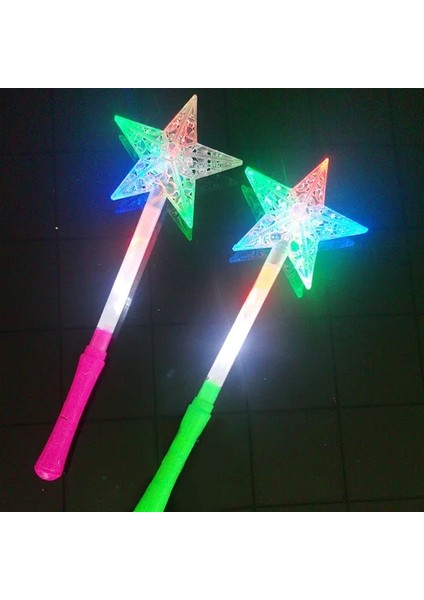 Yıldız 1 1 Pc Floresan Parti Dekor Peri Sihirli Değnek Aydınlık Kız Mutlu Doğum Günü Partisi Malzemeleri Glow Favor Çocuklar Hediye Işık Çubuğu (Yurt Dışından)
