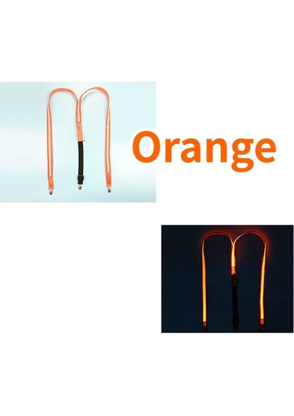 Jartiyer-Turuncu Light Up Erkek LED Jartiyer Papyon Müzik Için Mükemmel Jartiyer Işıklı LED Festival Kostüm Partisi (Yurt Dışından)