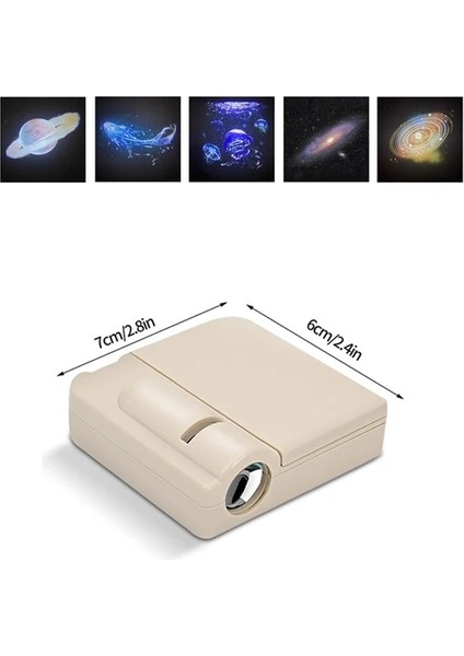 5 Adet Yenilikler Gezegen Projeksiyon Lambası 8 Adet Işık Levhalar Fotoğraf Yıldızı ve Galaxy Işık Projektörü Atmosfer Işığı Parti Fotoğraf Sahne (Yurt Dışından)