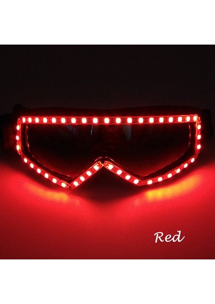 LED Gözlük 13 Renkli LED Gözlük Glow Parti Kostüm Dekoratif Gözlük Bar Ktv Cadılar Bayramı Partisi Için LED Işık Up Aydınlık Gözlük (Yurt Dışından)