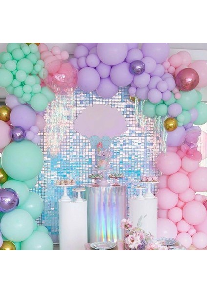 Rüya Gibi Pembe 3 Yanardöner Parti Payet Zemin Lazer Glitter Kare Duvar Dekor Düğün Bebek Duş Doğum Günü Dekorasyon Yetişkin Yıldönümü (Yurt Dışından) fiyatları