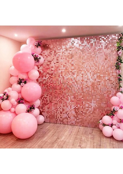 Rüya Gibi Pembe 3 Yanardöner Parti Payet Zemin Lazer Glitter Kare Duvar Dekor Düğün Bebek Duş Doğum Günü Dekorasyon Yetişkin Yıldönümü (Yurt Dışından) modelleri