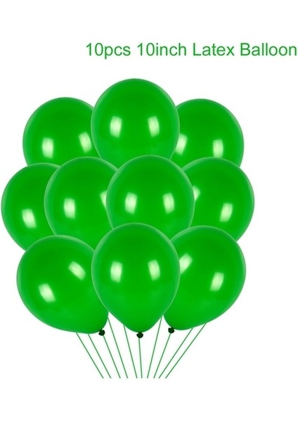 Balonlar-10 Adet Orman Hayvan Tema Parti Süslemeleri Orman Safari Tek Kullanımlık Sofra Kağıt Tabaklar Bebek Duş Çocuk Doğum Günü Partisi Malzemeleri (Yurt Dışından)