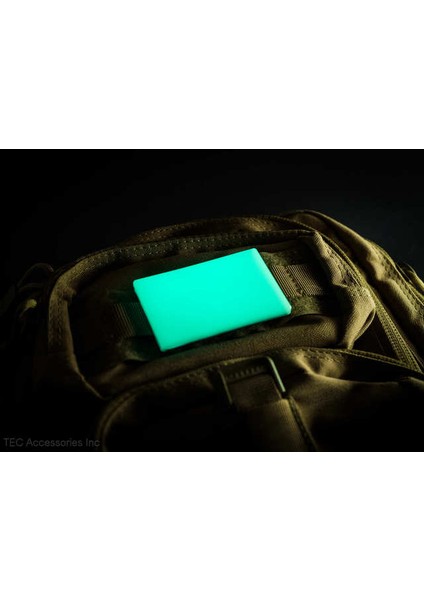 Aqua Glow Blank Tec Aksesuarları Karanlıkta Parlayan Yol Gösterici Işık Embrite Beacon Moral Sert Yama Evrensel Işaretleyici (Yurt Dışından)