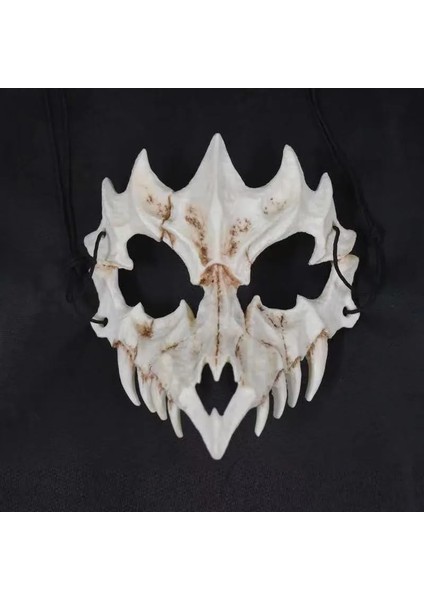 E Japon Anime Ejderha Tanrı Yarım Yüz Maskesi Cadılar Bayramı Cosplay Kostüm Prop Noel Maskesi Cadılar Bayramı Maskesi (Yurt Dışından) modelleri