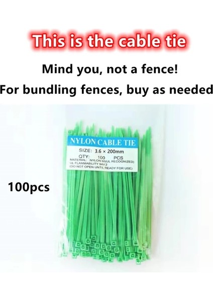 100 Adet Aşağı Bağlama 1 M x 3 M Yapay Yaprak Çit Çit Duvar Açık Bahçe Çit Dekorasyon Gizlilik Ekranı Koruyun Sarmaşık Çit Dikey Avlu Çit Fenc (Yurt Dışından)