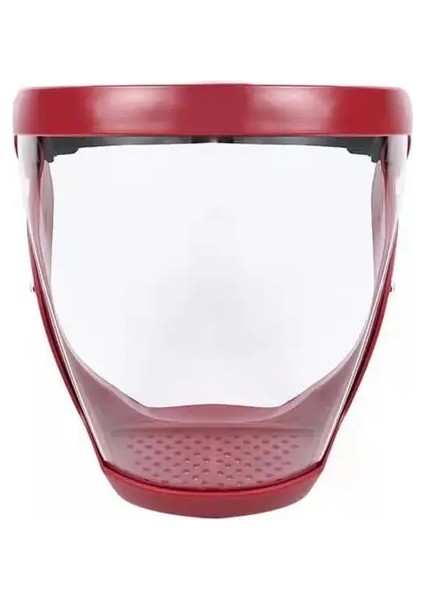 Bordo Şeffaf Tam Yüz Kalkanı Sıçramaya Dayanıklı Rüzgar Geçirmez Buğu Önleyici Maske Güvenlik Gözlükleri Koruma Unisex Göz Yüz Maskesi Kafa Kapağı (Yurt Dışından)