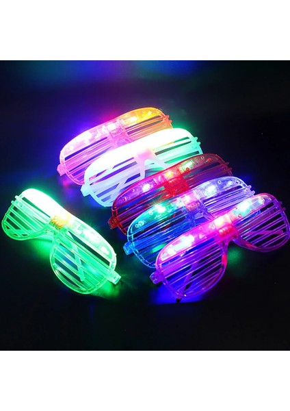 Pembe 10 Adet 10/20/50 Adet Karanlıkta Glow Parti Gözlüğü Light Up LED Gözlük Neon Parti Çocuklar Yetişkinler Için Güneş Gözlüğü Şekeri Doğum Günü Noel (Yurt Dışından) modelleri