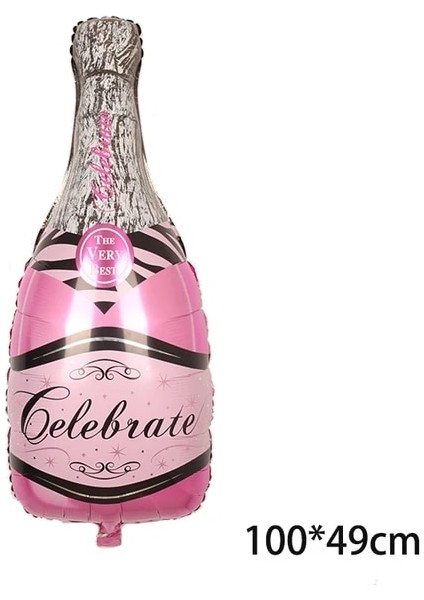 Pembe Şarap Şişesi Jumbo Şarap Şişesi Ruj Folyo Balon Düğün Seni Seviyorum Öp Beni Ağız Helyum Topu Süsleme Sevgililer Günü Yetişkin Balon Oyuncak (Yurt Dışından)