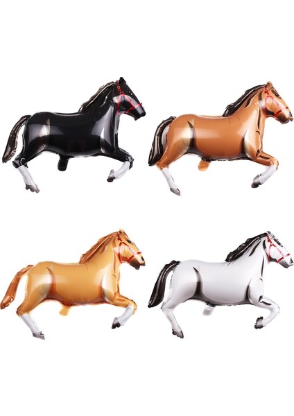 Tilki Büyük Beyaz At Alüminyum Film Balon Hayvan Temalı Doğum Günü Partisi Süslemeleri Çocuk Duş Oyuncakları Çocuk Duş (Yurt Dışından) fiyatları