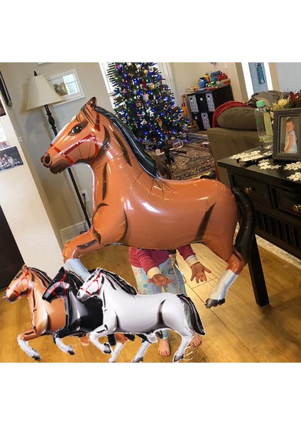 Tilki Büyük Beyaz At Alüminyum Film Balon Hayvan Temalı Doğum Günü Partisi Süslemeleri Çocuk Duş Oyuncakları Çocuk Duş (Yurt Dışından) modelleri