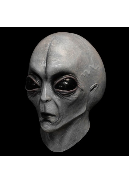 E Yeni Serin Uzaylı Maskesi Cadılar Bayramı Korku Maskesi Ürpertici Kostüm Partisi Cosplay Sahne Erkekler Lateks Korkunç Maske Tam Headdress Korku Maskesi (Yurt Dışından) indirimleri