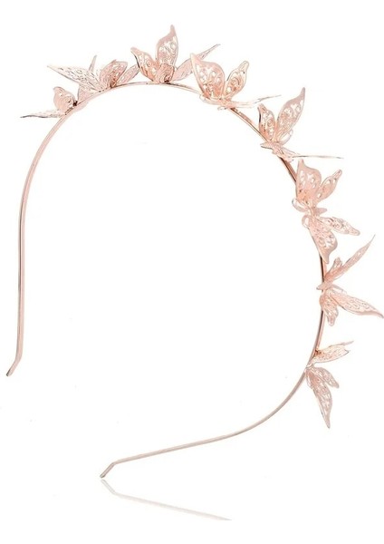Stil 1 LED Işık Up Yanıp Sönen Kelebek Kafa Bandı Içi Boş Metal Hairband Alaşım Tiara Saç Aksesuarları Kadın Kızlar Için Altın Düğün (Yurt Dışından) indirimleri