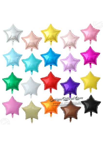 Fildişi Beyaz 10 Adet 18 Inç Degrade/macaron/saf Renk Yıldız Balonlar Düğün Doğum Günü Partisi Süslemeleri Bebek Duş Malzemeleri Folyo Helyum Globo (Yurt Dışından) indirimleri