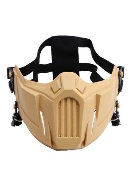 B Açık Masquerade Solunum Maskesi Rüzgar Geçirmez Toz Geçirmez Cosplay Kayak Bisiklet Ayarlanabilir Güvenlik Yüz Maskesi Maskaralar (Yurt Dışından)