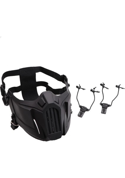 B Açık Masquerade Solunum Maskesi Rüzgar Geçirmez Toz Geçirmez Cosplay Kayak Bisiklet Ayarlanabilir Güvenlik Yüz Maskesi Maskaralar (Yurt Dışından) indirimleri