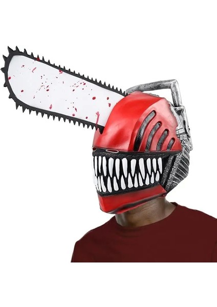 Kırmızı Denji Maskesi Cosplay Lateks Maskeleri Kask Masquerade Cadılar Bayramı Partisi Kostüm Sahne Aksesuarları Yetişkin Hediye Için (Yurt Dışından) fiyatları