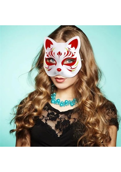 10 Adet 10/6/5/4 Adet Masquerade Kedi Yüz Maskeleri Dıy Parti Maskeleri Sahne Boyanabilir Boş Maskeler Parti Cosplay Aksesuarları (Yurt Dışından) indirimleri