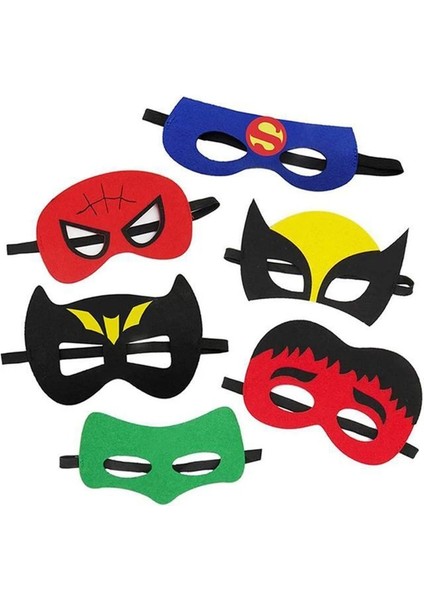20 Adet 20 Adet Süper Kahraman Örümcek Adam Hulk Maskesi Parti Favor Keçe ve Elastik Maskeler Doğum Günü Partisi Hediyeler Masquerade Cosplay Göz Maskeleri Hediyeler (Yurt Dışından)